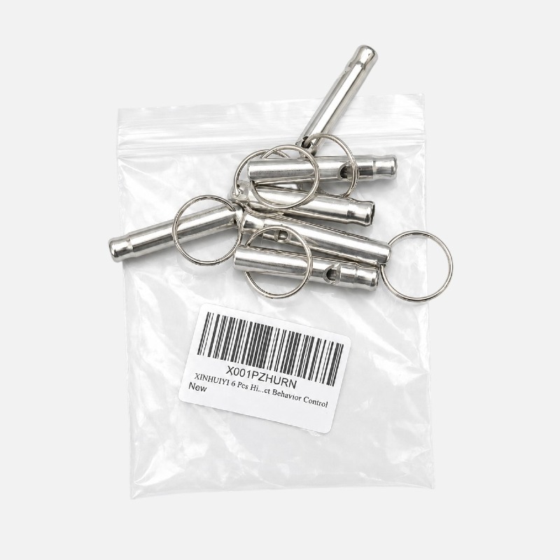 Stainless Steel Dog Training Whistle Keyrings – Pack of 11 photo 2