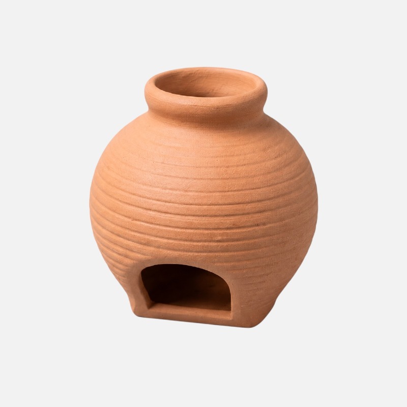 Terracotta Aquarium Cave Hide – Fish Tank Decoration