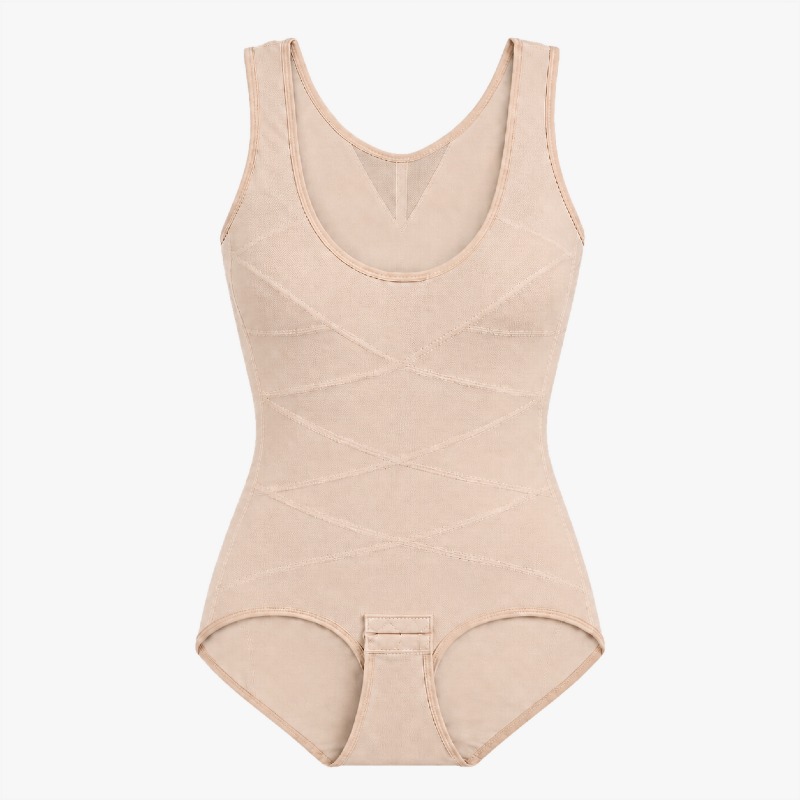 Full Body Shaper Bodysuit – Nude/Beige