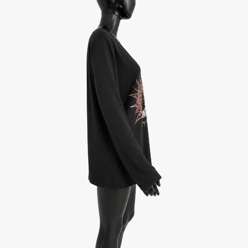 Women's "Live by the Sun" Sun & Moon Long Sleeve Top photo 3