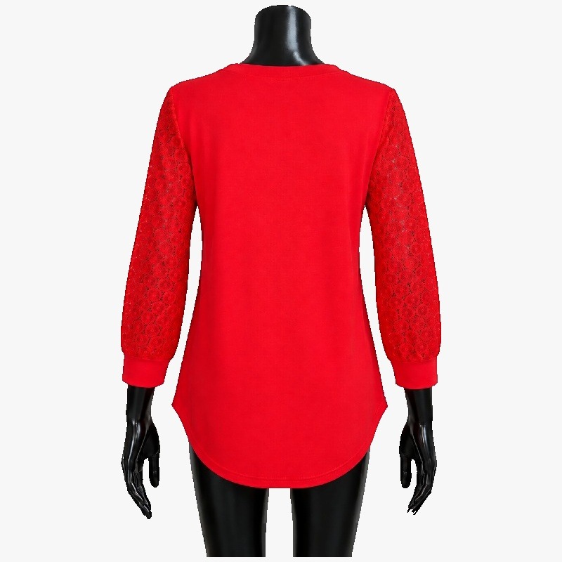 Ladies Lace Sleeve Top photo 2