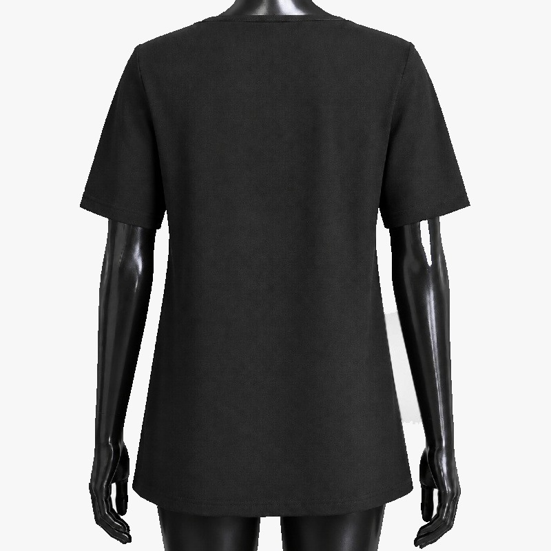 Ladies Grace & Elle Pintuck Button Front T - Shirt photo 2