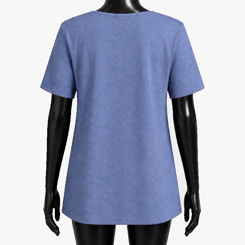 Ladies Grace & Elle Pintuck Button Front T - Shirt photo 5
