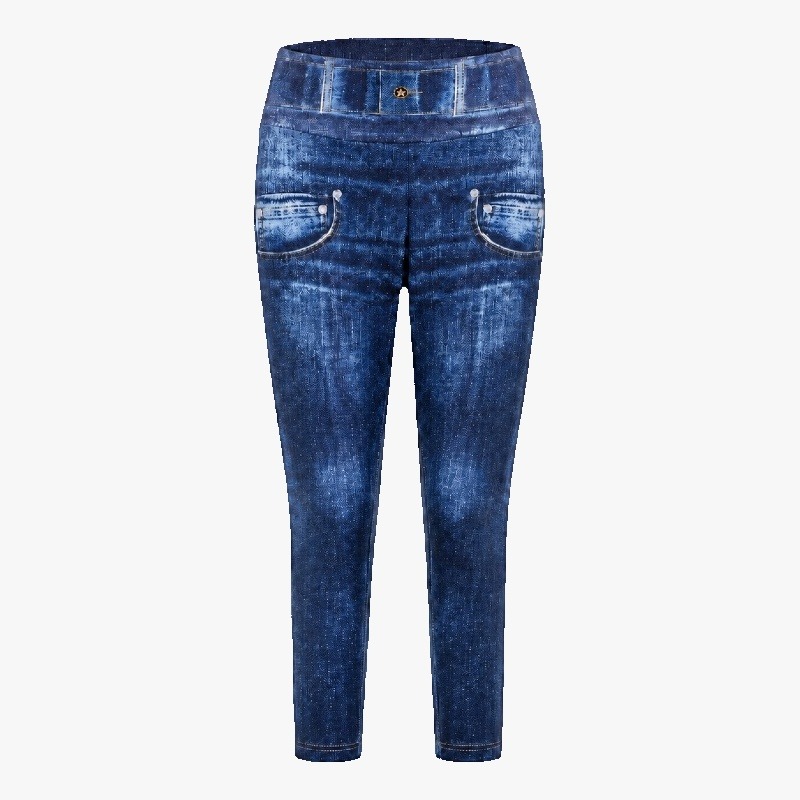 Ladies Denim Print Jeggings / Leggings
