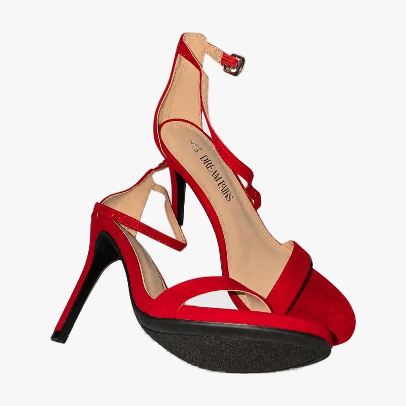 Dream Pairs Red Platform Heels photo 3