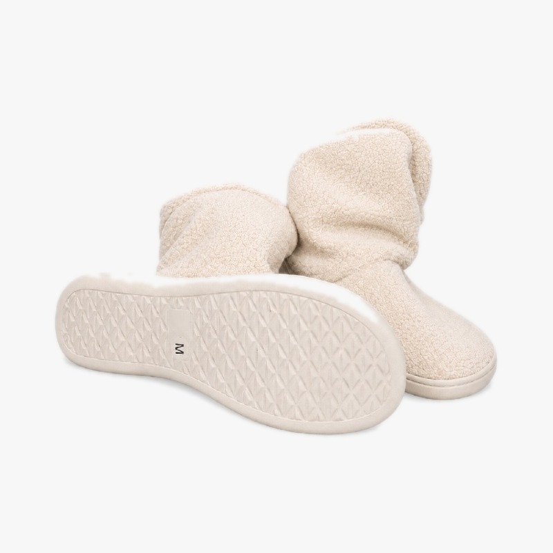 Ladies Teddy Slouch Boot Slippers photo 2