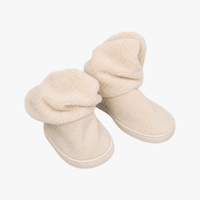 Ladies Teddy Slouch Boot Slippers photo 3