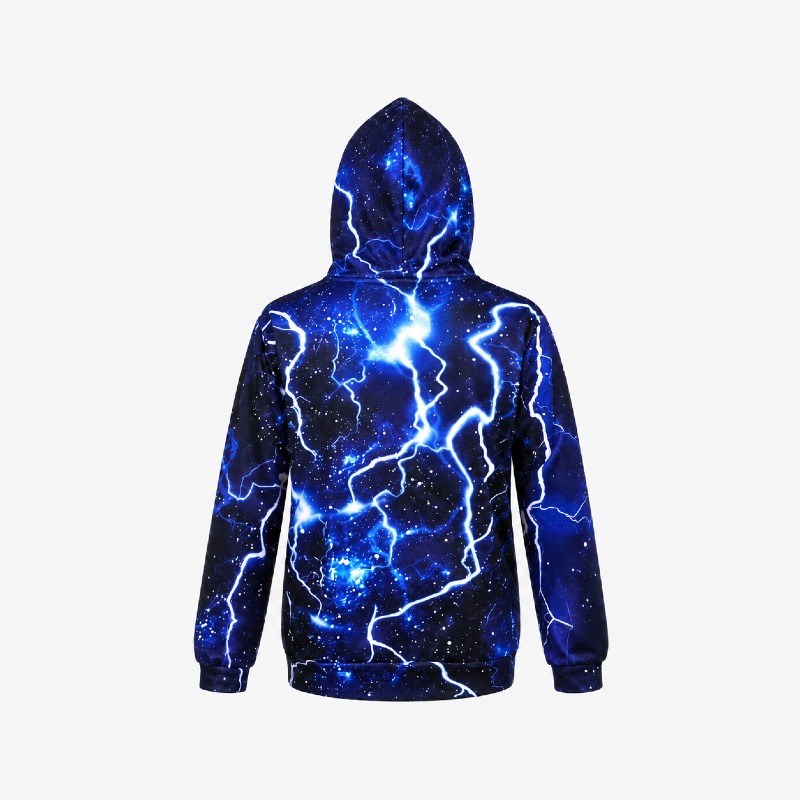Galaxy Lightning Print Hoodie photo 2