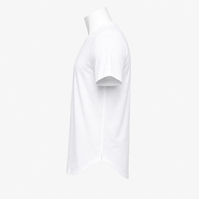 Men's Longline Curved Hem T-Shirt – 3 Pack Set  photo 6