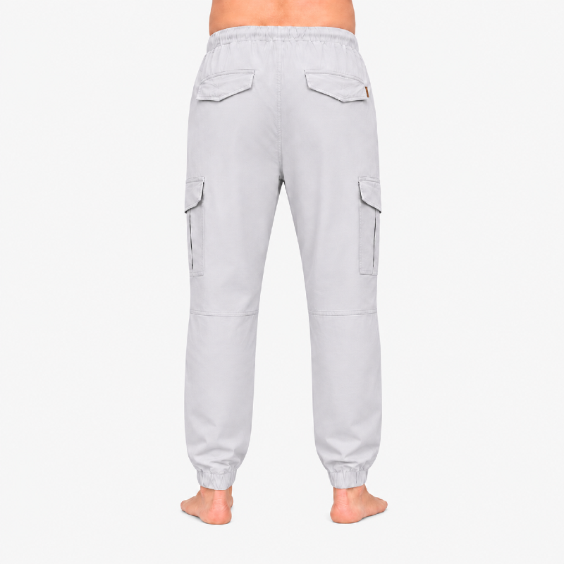 Men's Grey Cargo Joggers photo 2