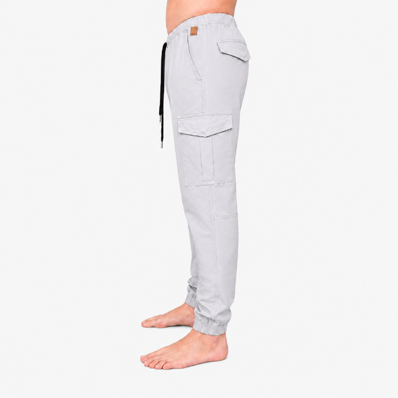 Men's Grey Cargo Joggers photo 3