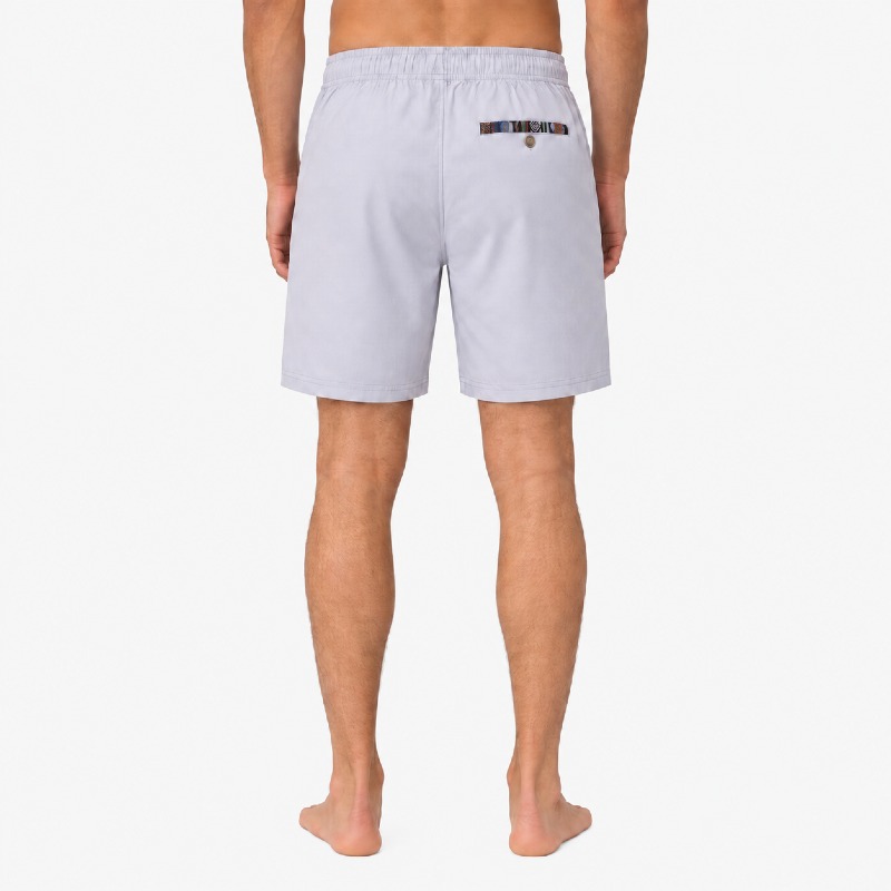 Men's Grey Shorts – Aztec Trim Detail photo 2