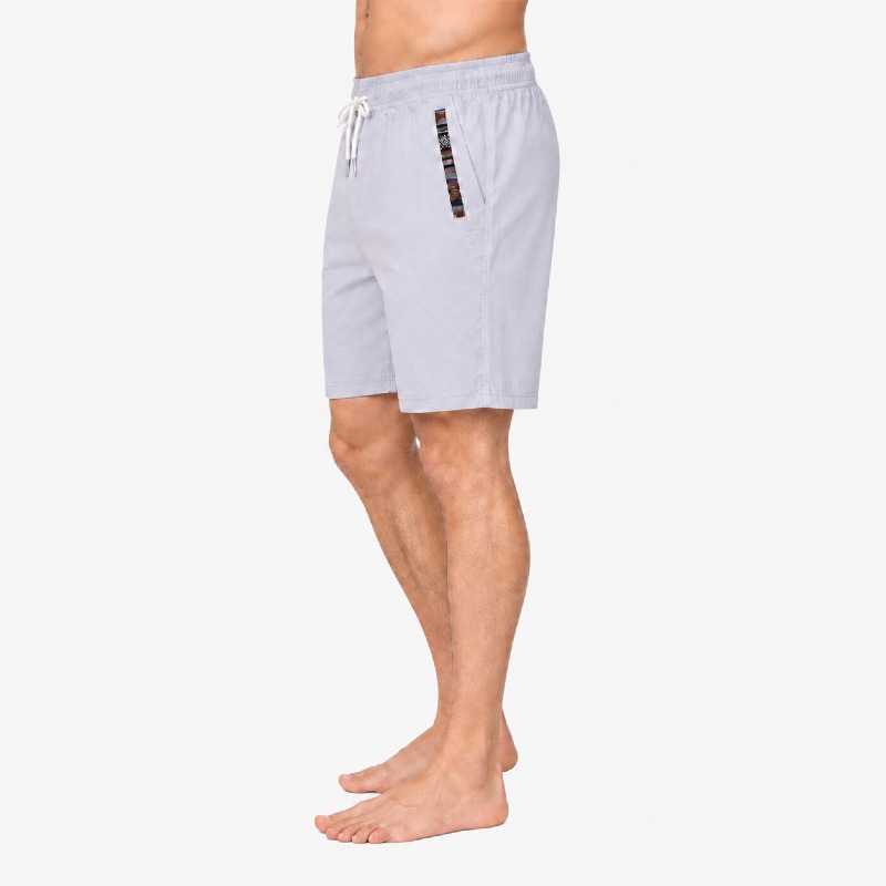 Men's Grey Shorts – Aztec Trim Detail photo 3