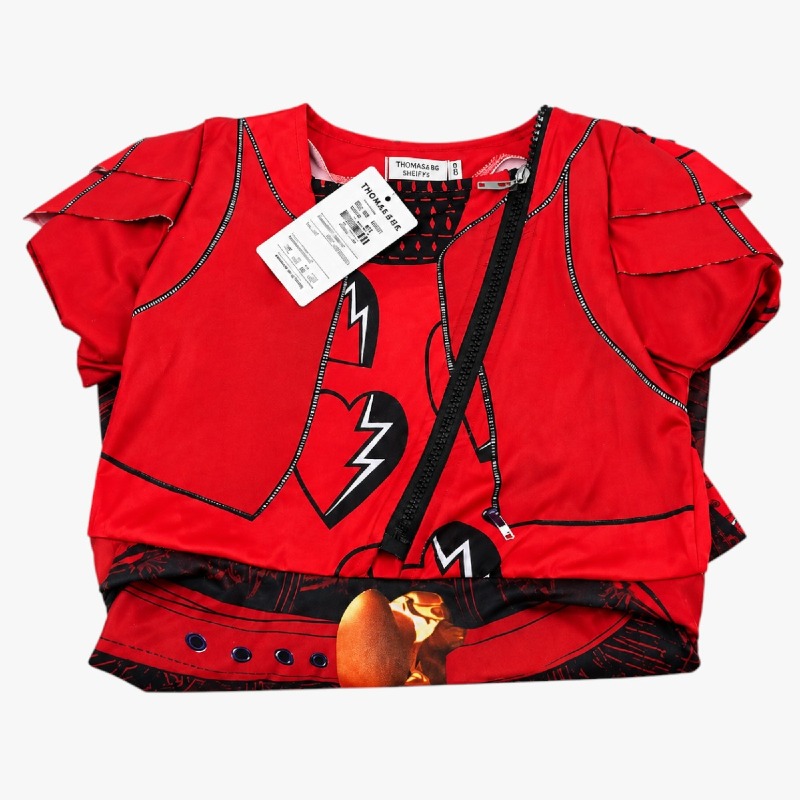 Girls' Baseball Print Skater Dress photo 3