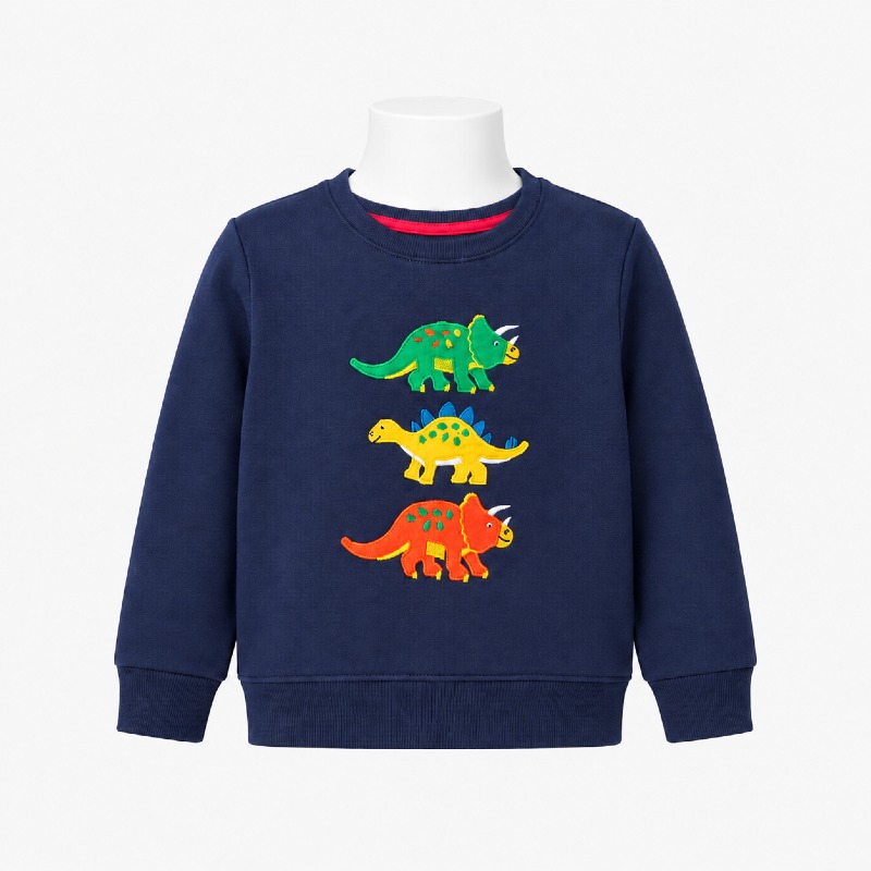 Kids' Navy Dinosaur Sweatshirt