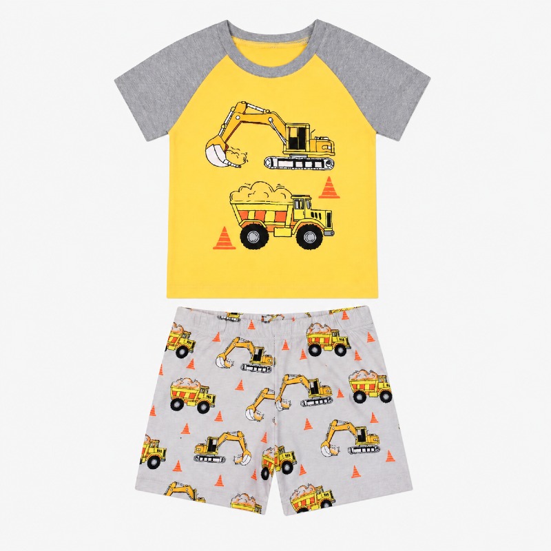 Boys' Construction Vehicles Pyjama Set