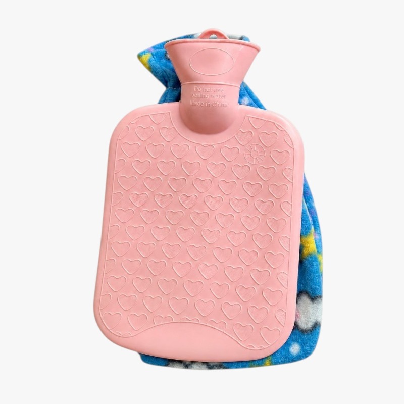 Hot Water Bottle with Cute Animal Fleece Cover photo 4