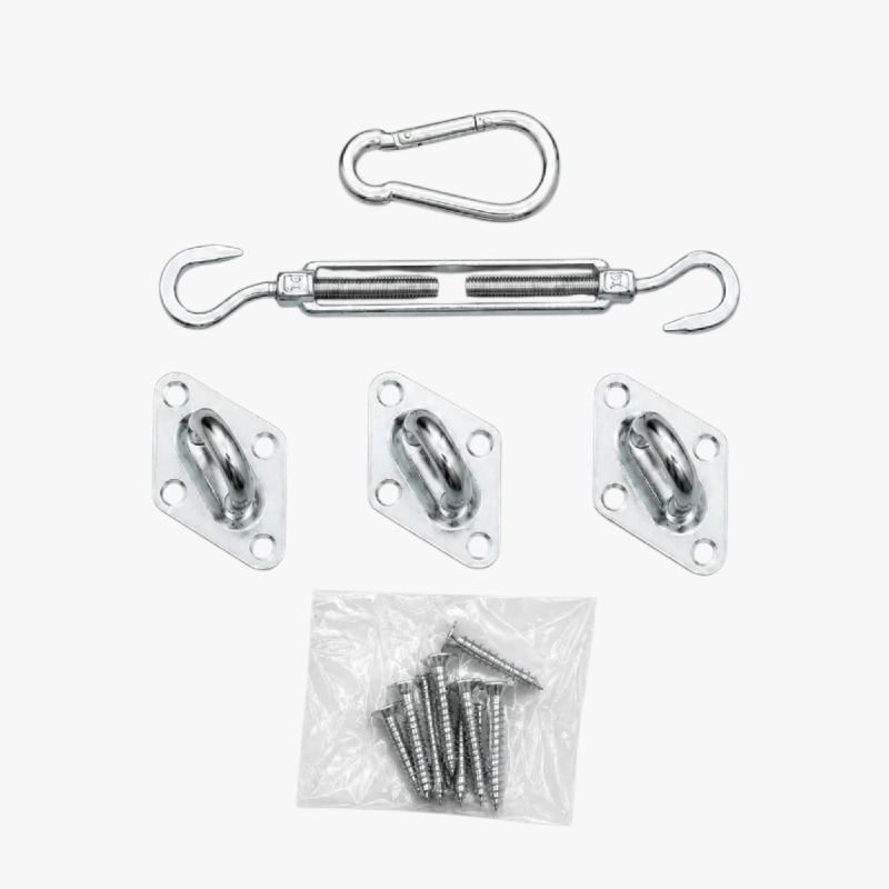 Shade Sail Fixing Kit – Stainless Steel Turnbuckle & Hooks photo 3