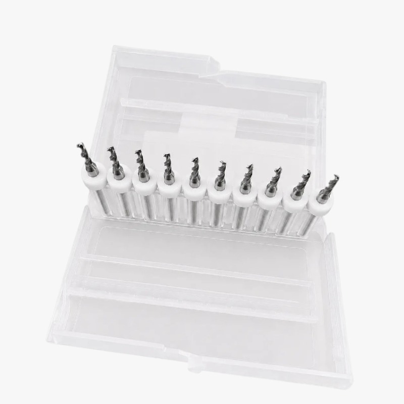 Set of 10 Mini Precision Drill Bits with Storage Case