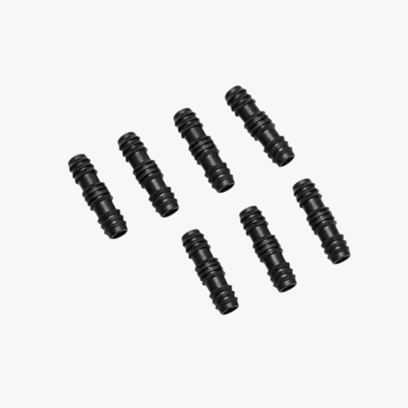 Set of 8 Barbed Hose Connectors – Straight Irrigation Pipe Joiners photo 3