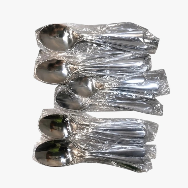 12-Piece Stainless Steel Teaspoon Set