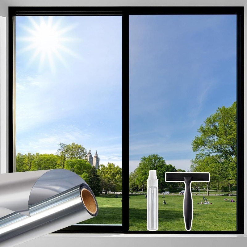 Beautysaid Window Privacy Film – Grey, 60 x 200cm photo 3