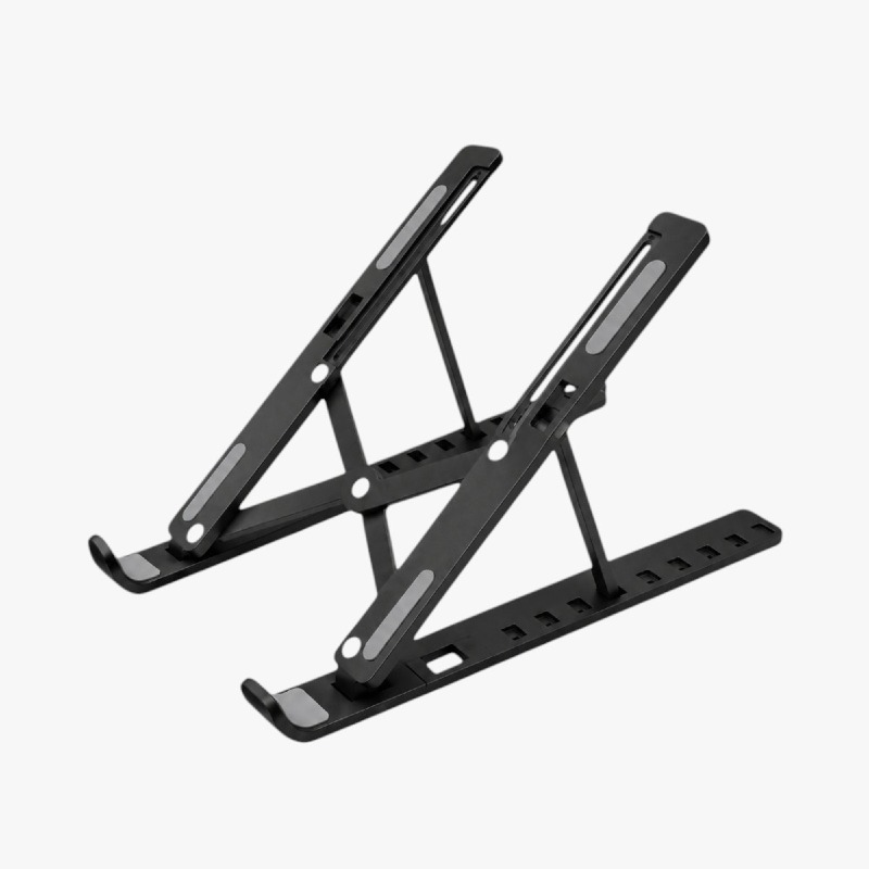 Adjustable Foldable Laptop Stand – Portable Aluminium X-Frame Riser