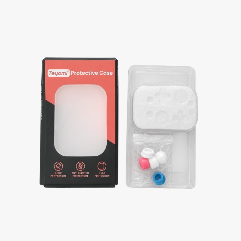 Teyomi Clear Protective Case & Thumb Grip Set – Nintendo Switch OLED photo 2