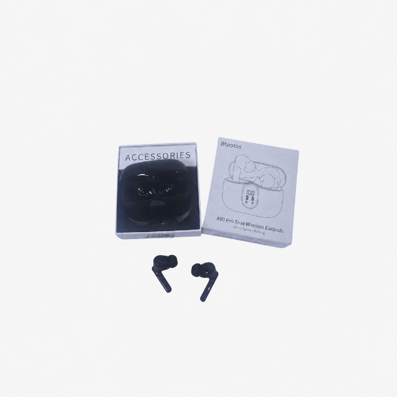 A90 Pro True Wireless Earbuds with Digital Charging Case