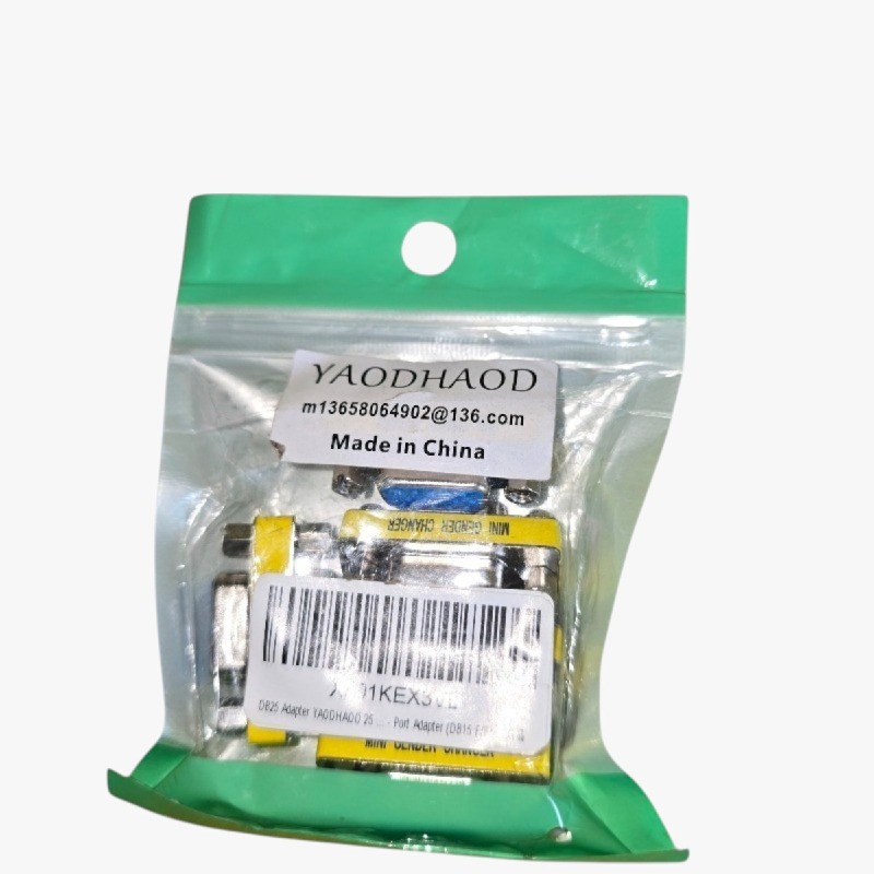 YAODHAOD VGA Mini Gender Changer Adapters – Female to Female, Pack of 5 photo 3