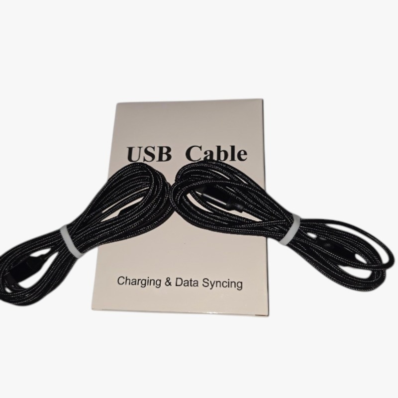 USB-C to USB-C Charging Cables – Pack of 2
