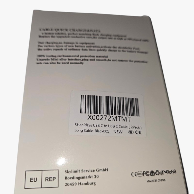 USB-C to USB-C Charging Cables – Pack of 2 photo 3