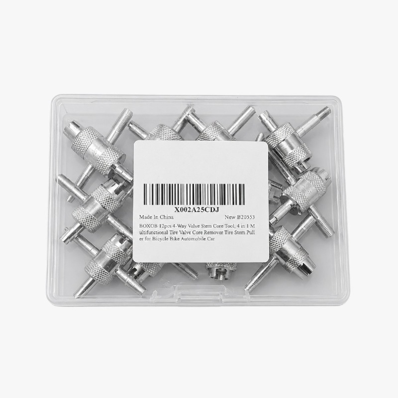 12-Piece 4-Way Valve Stem Core Tool Set photo 3