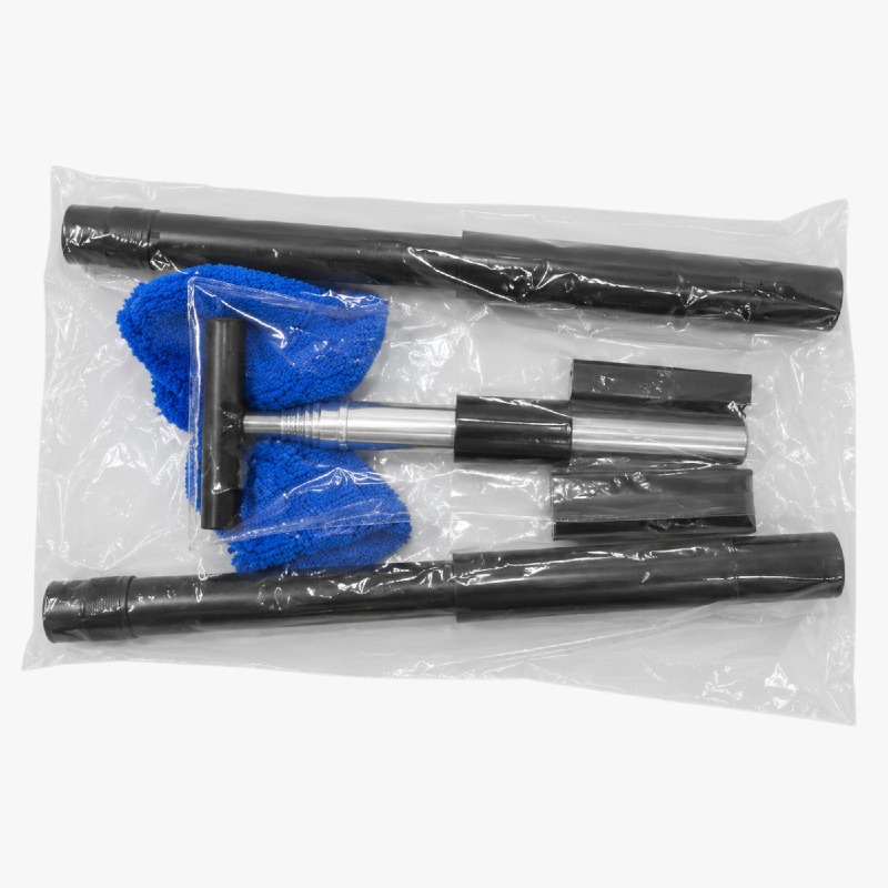 Car Windscreen Cleaning Tool Kit with Microfibre Pads photo 3