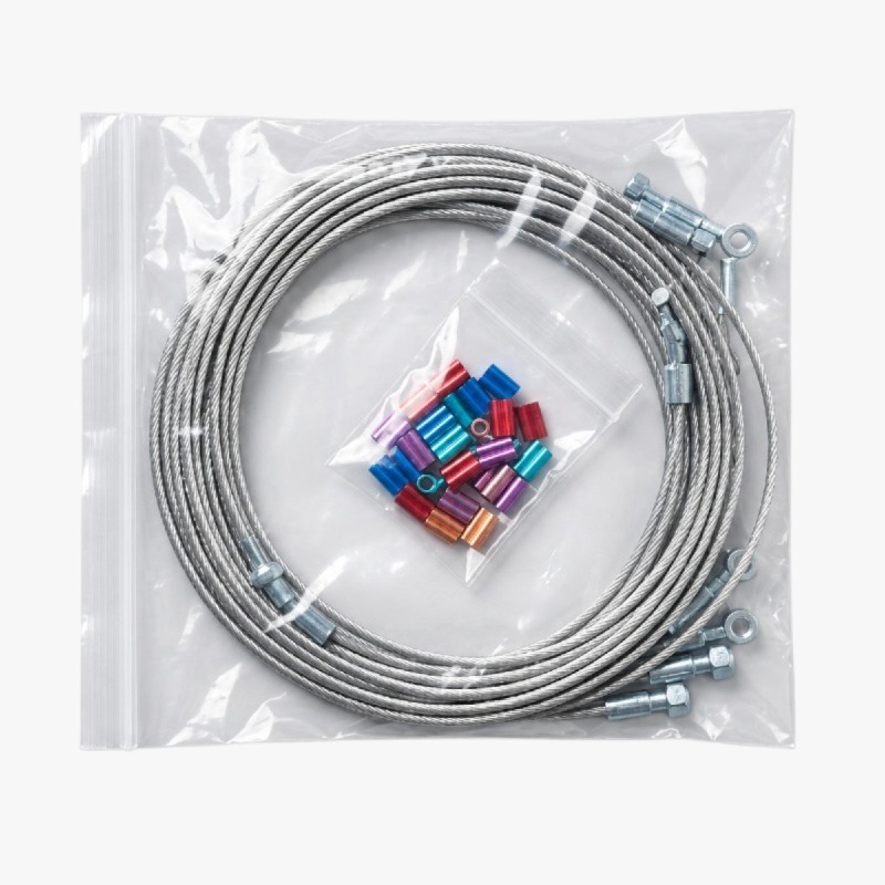 Bike Brake/Gear Inner Cable Kit with Coloured End Caps