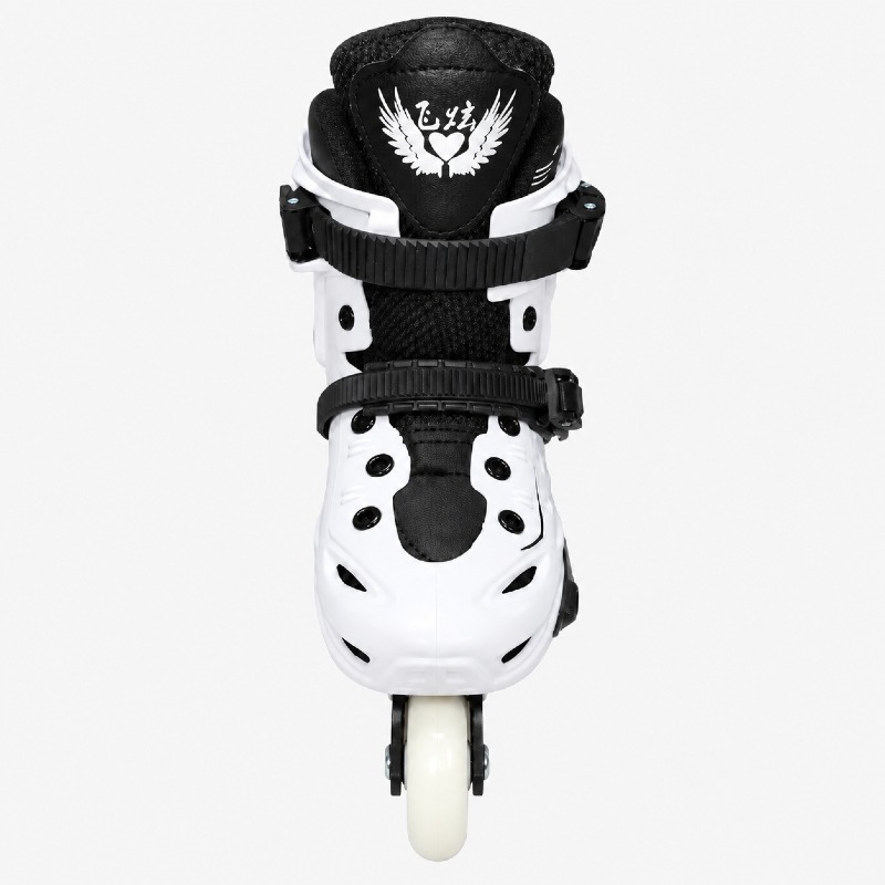 White & Black Freestyle Inline Roller Skates – Urban Style photo 2