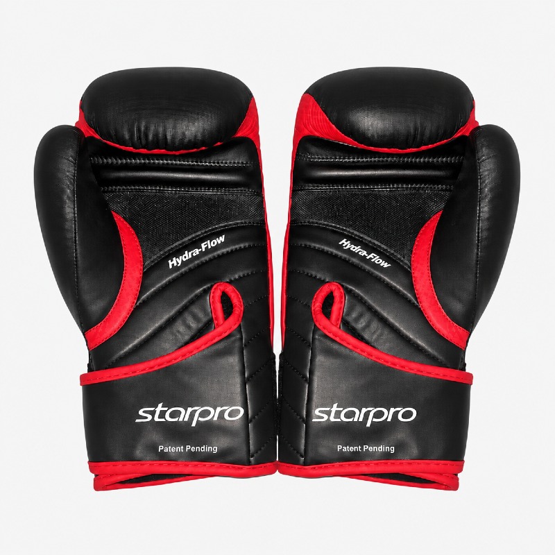 Starpro F55 Boxing Gloves – 8oz, Black & Red photo 2