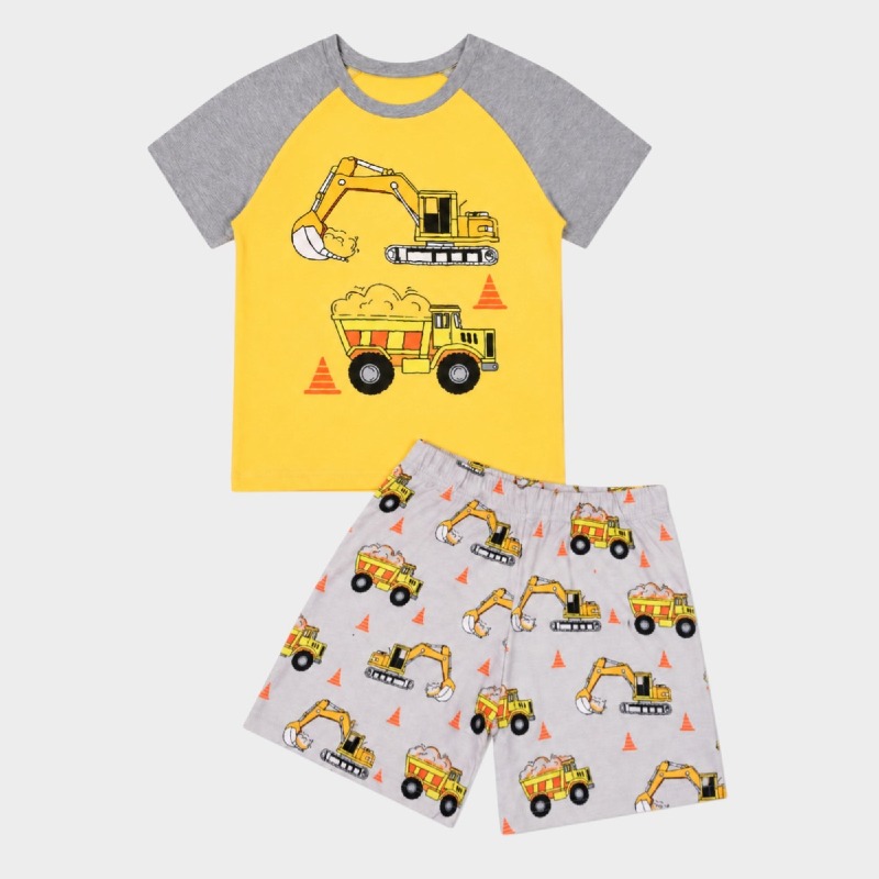 Boys' Construction Vehicles Pyjama Set