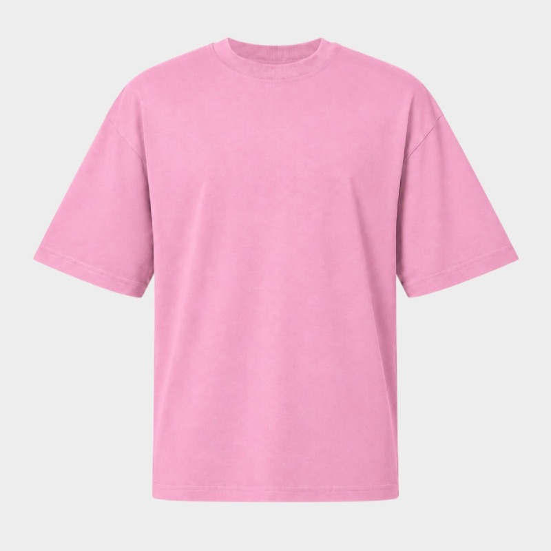 Dusty Pink Oversized T-Shirt – Men's Basic Tee