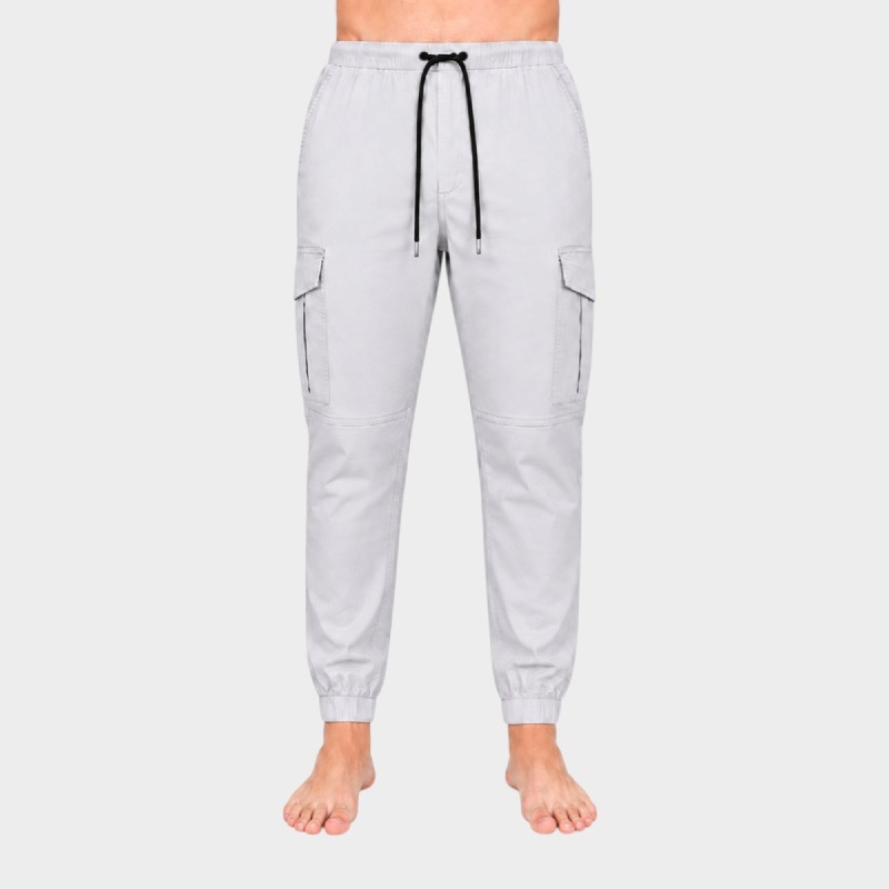 Men's Grey Cargo Joggers