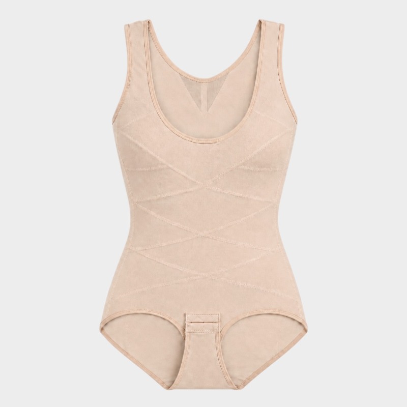 Full Body Shaper Bodysuit – Nude/Beige