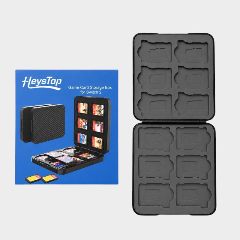 HeysTop Game Card Storage Box for Nintendo Switch 2 – 12 Slot