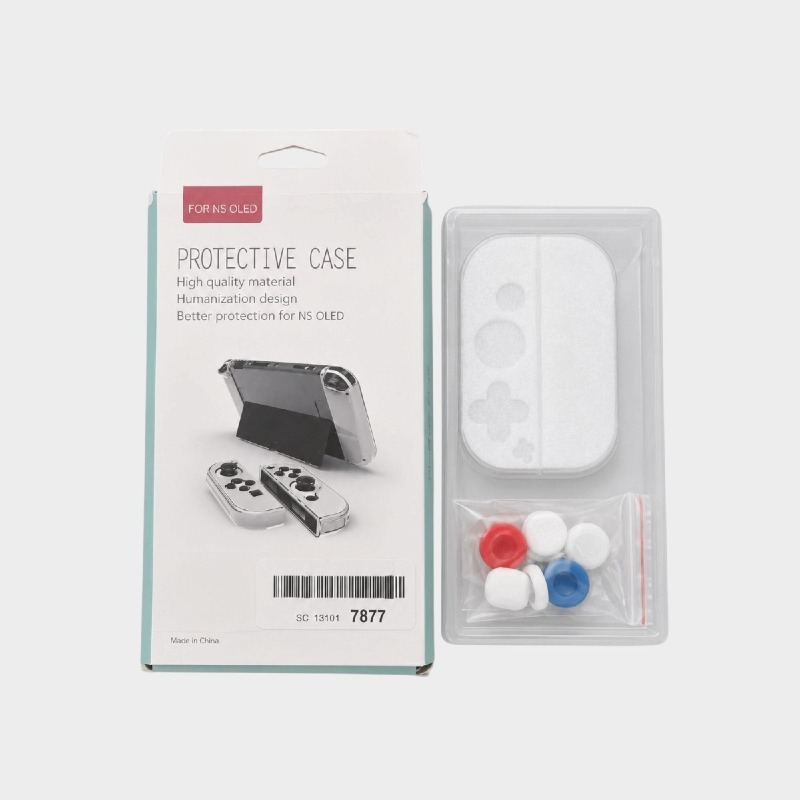 Protective Case & Thumb Grip Set – Nintendo Switch OLED