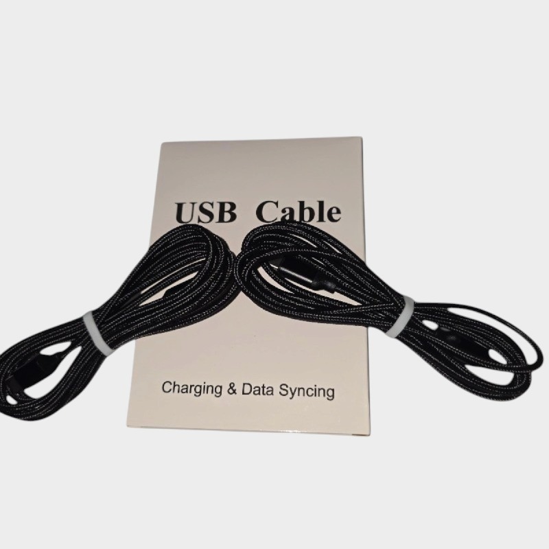 USB-C to USB-C Charging Cables – Pack of 2