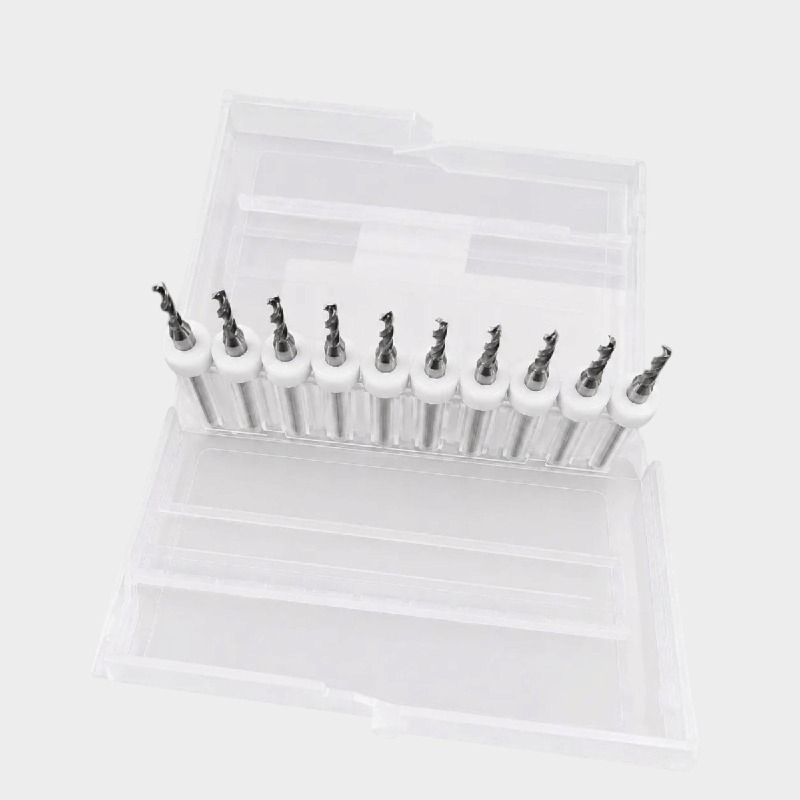 Set of 10 Mini Precision Drill Bits with Storage Case