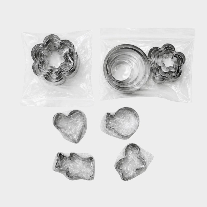 Stainless Steel Cookie & Fondant Cutter Set – Assorted Shapes
