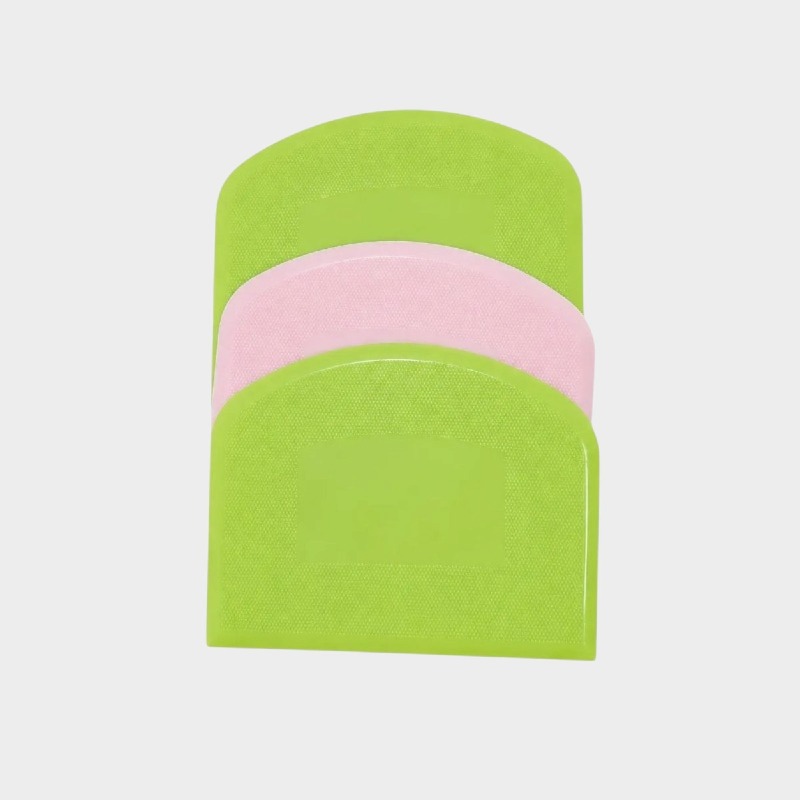 Surdoca Dough Scrapers – Set of 3 Flexible Baking Scrapers