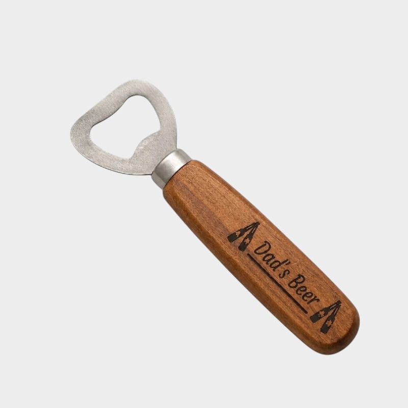 “Dad’s Beer” Wooden Handle Bottle Opener