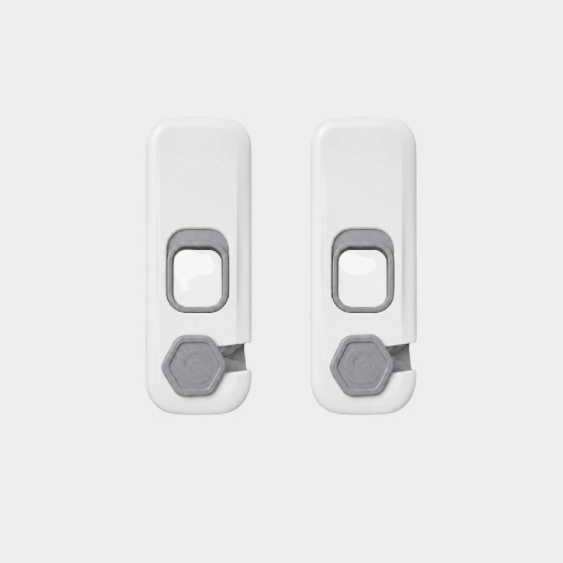Set of 2 Child Safety Cabinet & Fridge Locks – Adjustable Strap Locks