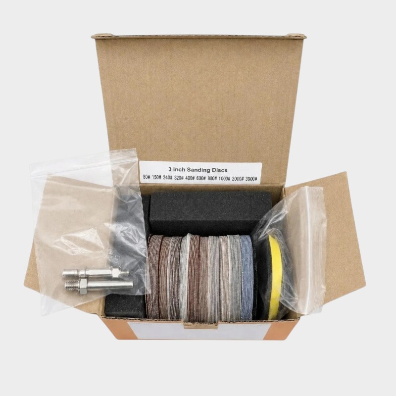 104-Piece 3" Sanding Disc Variety Kit – P80 to P3000